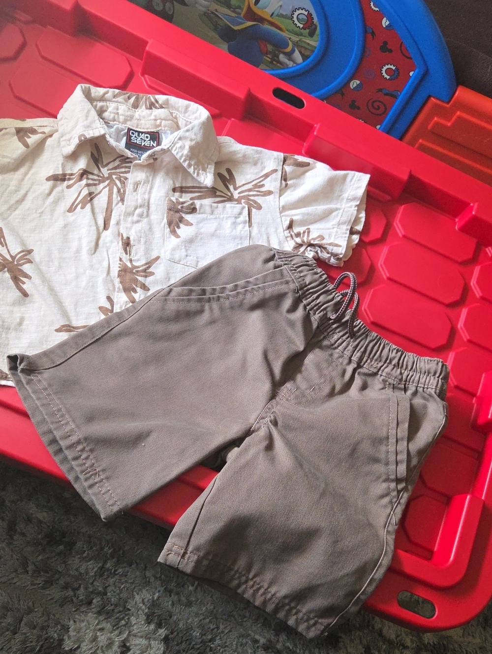 Quad Seven Branded Short Set